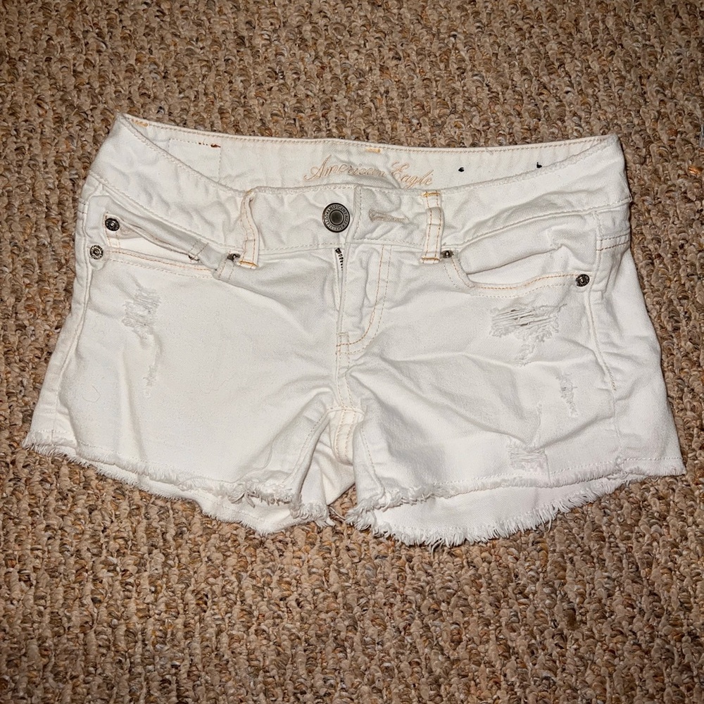 White American Eagle Shorts 🦅 050
